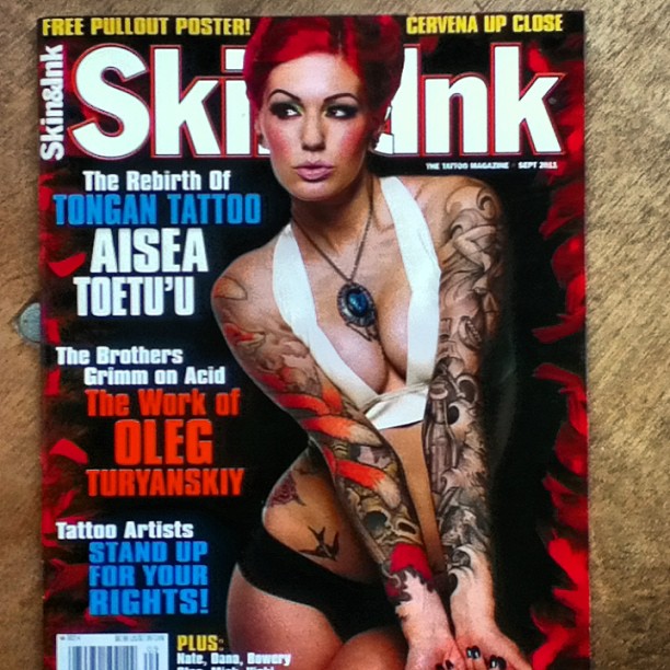 Cover of skin&ink hair by Kristin Jackson