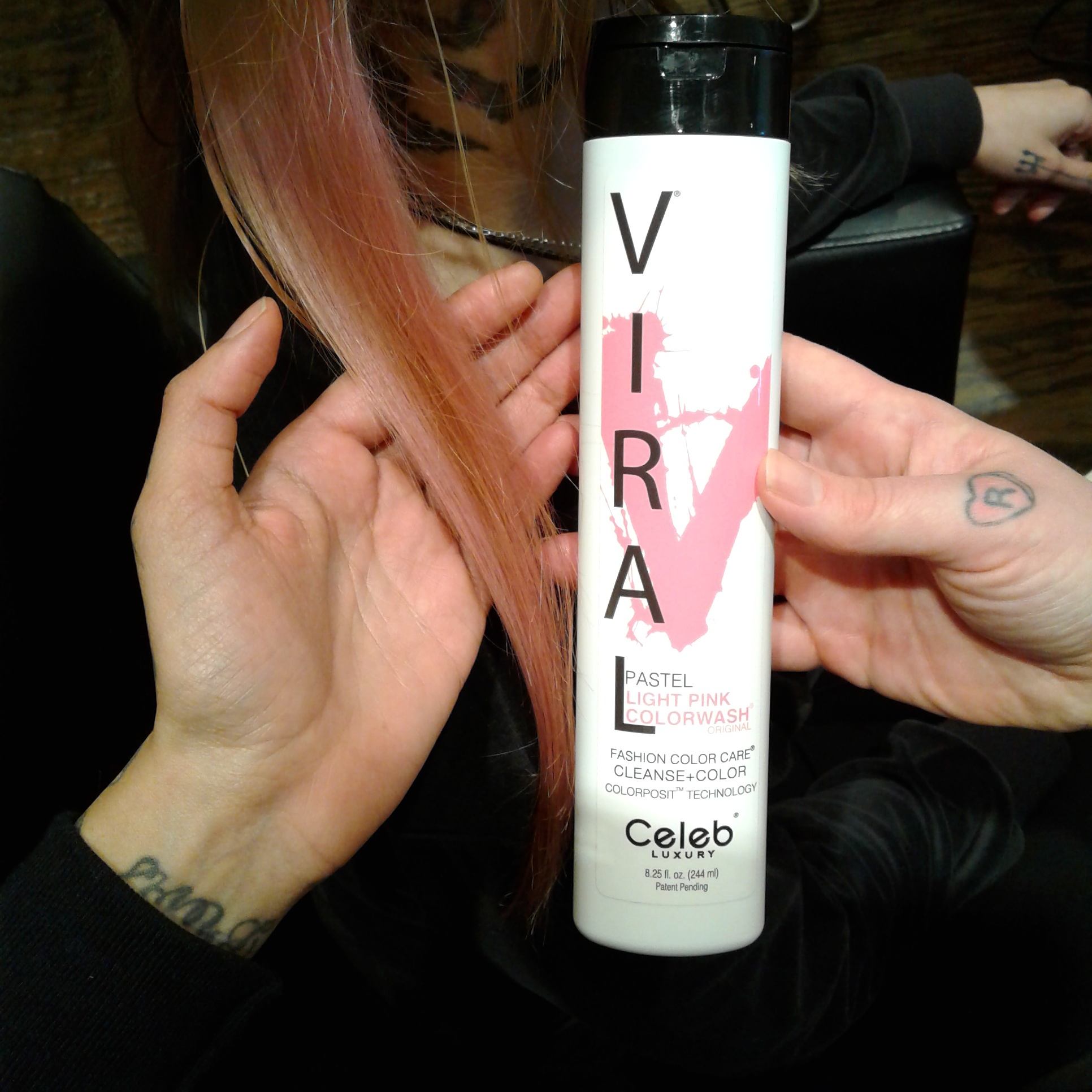 Ung Antarktis vitamin Rose Gold Hair, Blonde Pixie and New Viral Color Depositing Shampoo… |  Tomahawk Salon