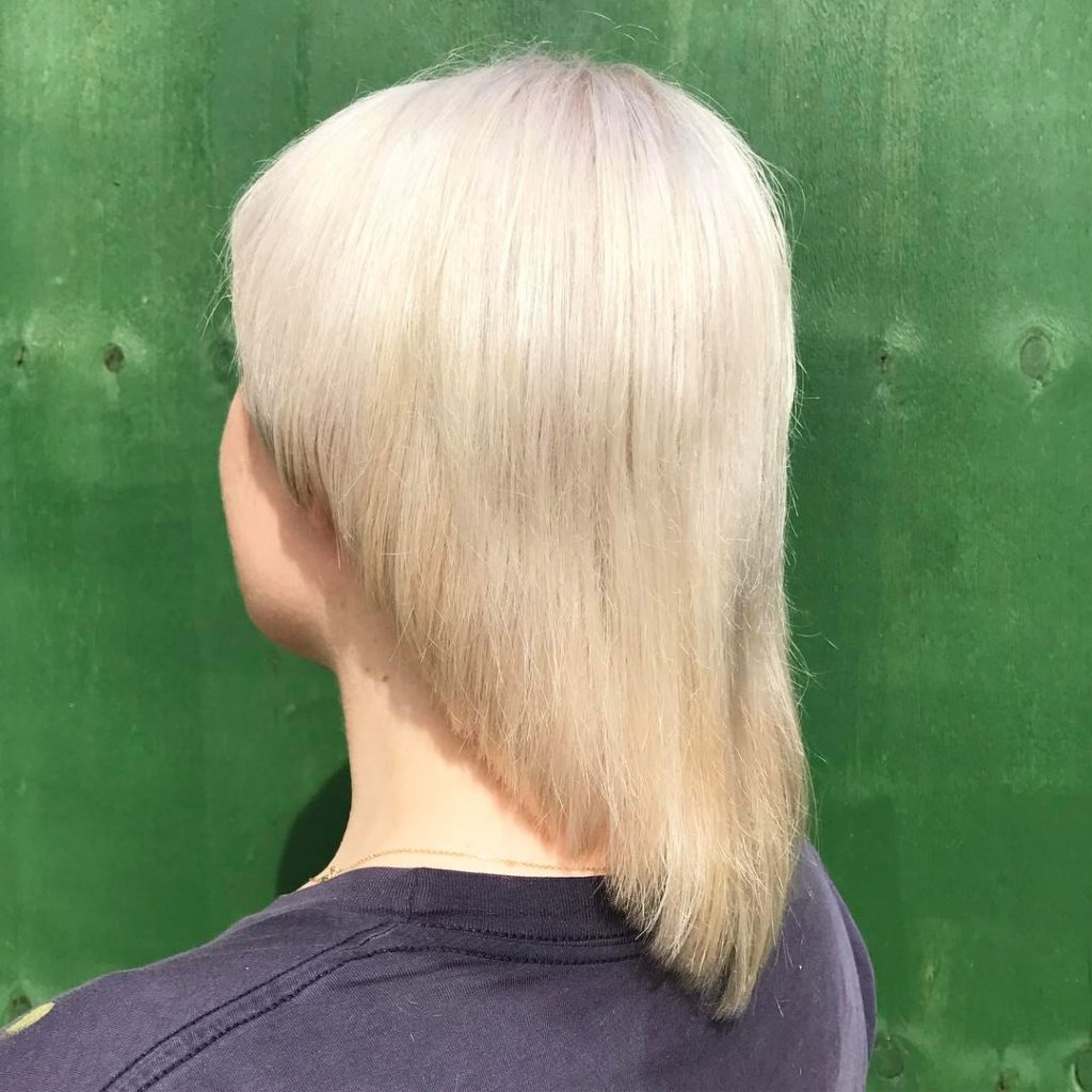 double process blonde precision cut