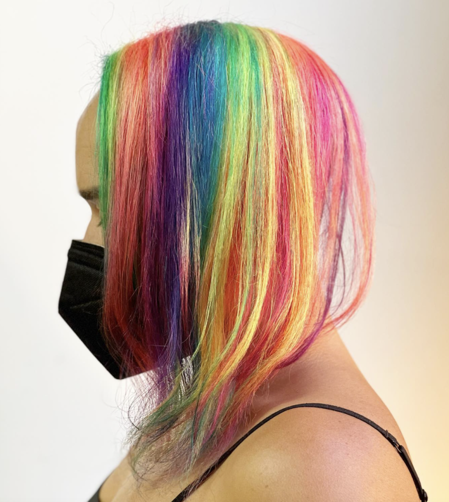 Neon Rainbow Hair 